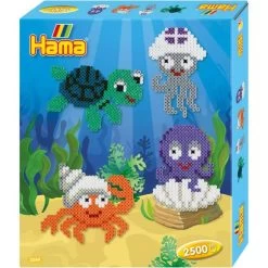 HAMA 3249 - Bügelperlen - Geschenk-Set Midi Unter Wasser, 2.500 Stk.