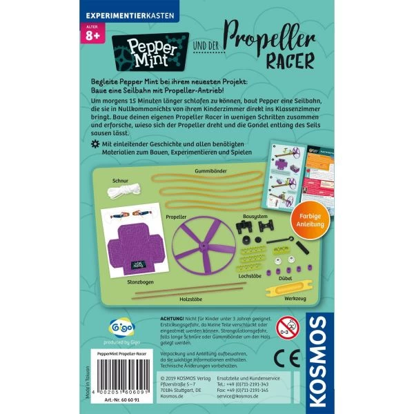 KOSMOS 606091 - Mitbringexperiment - Pepper Mint Und Der Propeller-Racer – Bild 2