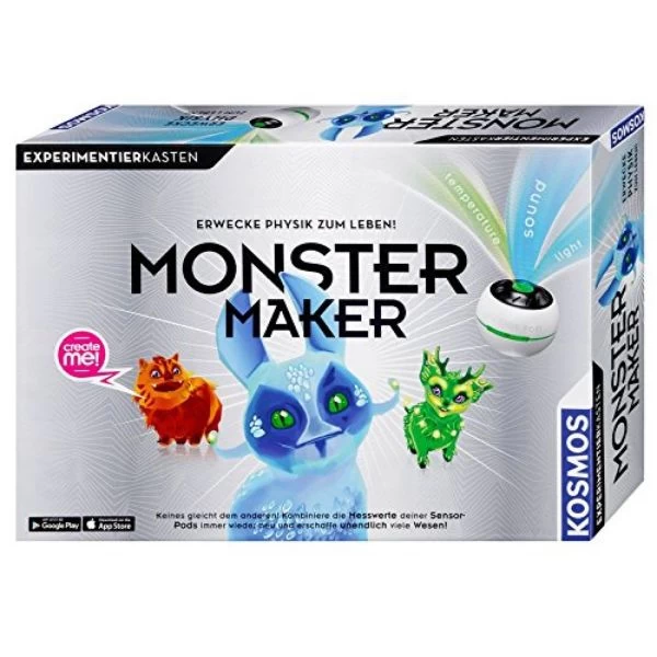 KOSMOS 620486 - Experimentierkasten - Monster Maker, Senso Monster Lab