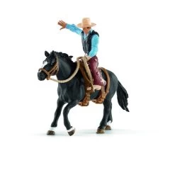 SCHLEICH 41416 - Farm World - Saddle Bronc Riding Mit Cowboy - Spielzeug
