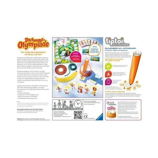RAVENSBURGER 00075 - Tiptoi® - Active, Dschungel-Olympiade – Bild 2