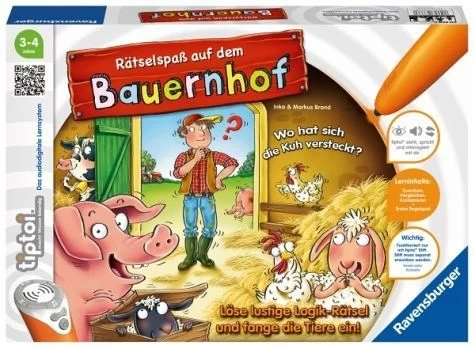 RAVENSBURGER 00830 - Tiptoi - Rätselspaß Auf Dem Bauernhof