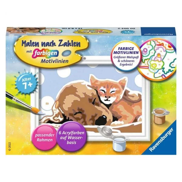 RAVENSBURGER 20055 - Malen Nach Zahlen - Tierliebe