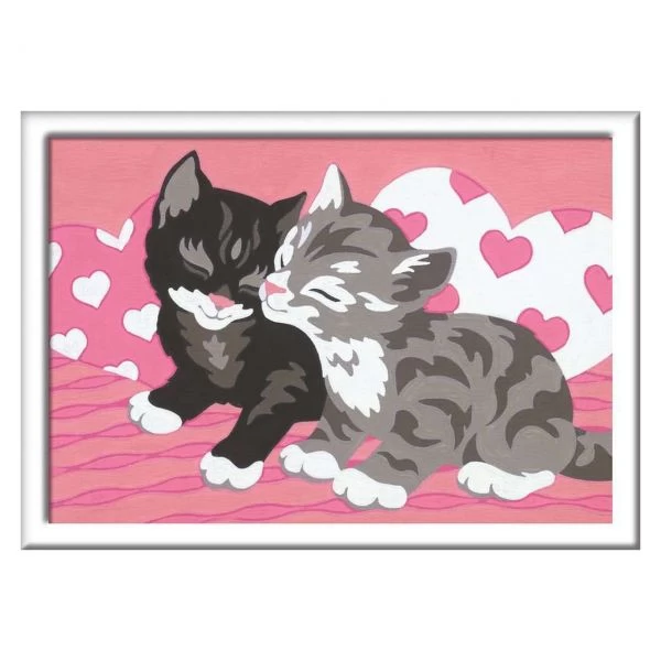 RAVENSBURGER 28467 - Malen Nach Zahlen - Kuschelkatzen – Bild 2