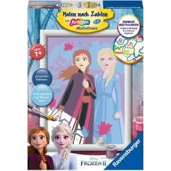 RAVENSBURGER 28485 - Malen Nach Zahlen - Frozen 2, Schwesternliebe