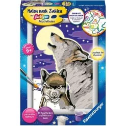 RAVENSBURGER 28513 - Malen Nach Zahlen - Mystische Wölfe