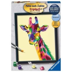 RAVENSBURGER 28926 - Malen Nach Zahlen - Bunte Giraffe