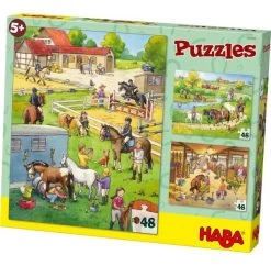 HABA 300494 - Puzzle - Pferdehof