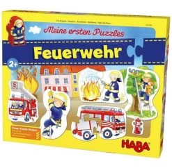 HABA 303698 - Meine Ersten Puzzles - Feuerwehr, 5 Motive