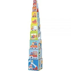 HABA 304238 - Stapelwürfel - Feuerwehr