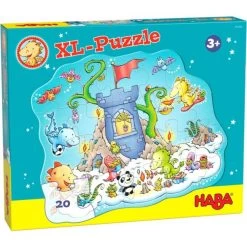 HABA 305466 - Puzzle - Drache Funkelfeuer, Puzzle Party, 20 Teile