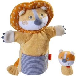HABA 305756 - Handpuppe - Löwe Mit Baby