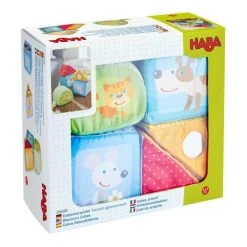 HABA 306688 - Entdeckerwürfel - Tierisch Geometrisch