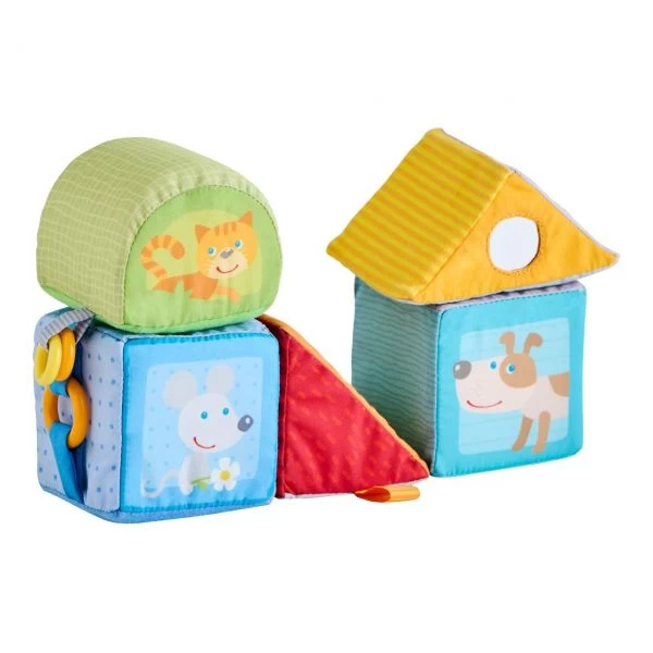 HABA 306688 - Entdeckerwürfel - Tierisch Geometrisch – Bild 2