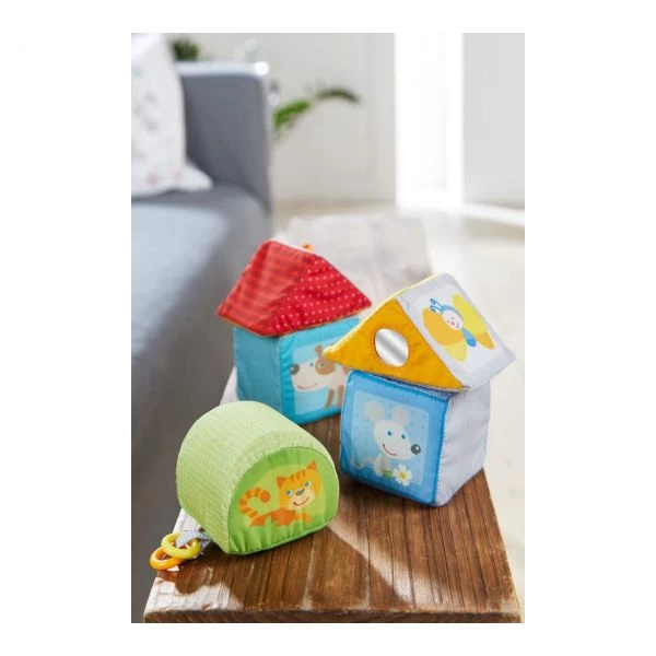 HABA 306688 - Entdeckerwürfel - Tierisch Geometrisch – Bild 3