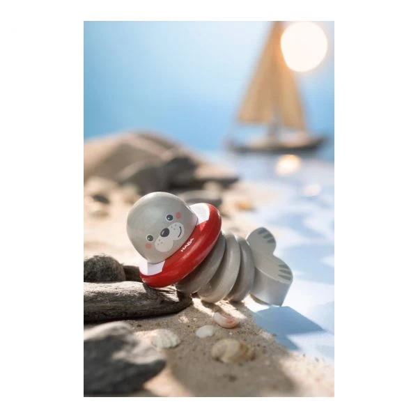 HABA 306691 - Klapperfigur - Robbe – Bild 2