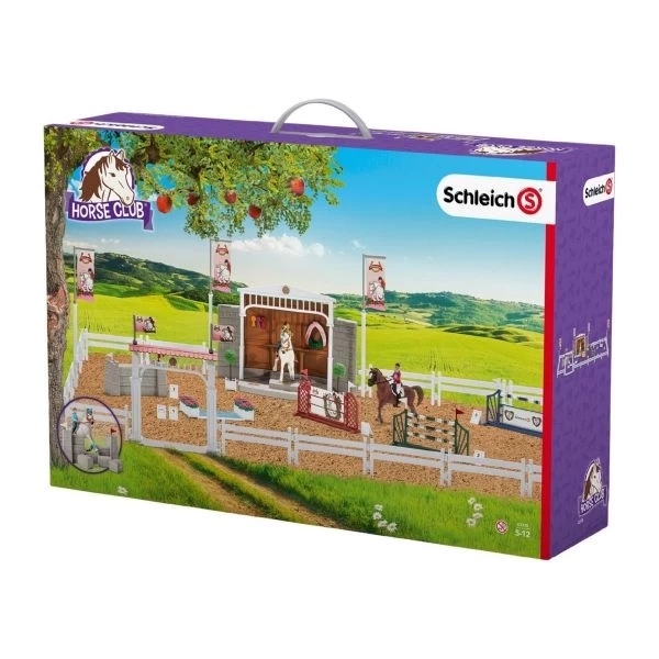 SCHLEICH 42338 - Horse Club - Großes Reitturnier Mit Pferden, Mehrfarbig