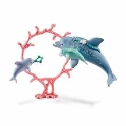 SCHLEICH 41463 - Bayala - Delfin-Mama Mit Babies