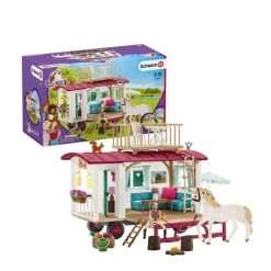 SCHLEICH 42415 - Horse Club - Wohnwagen Für Geheime Clubtreffen