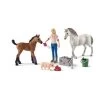 SCHLEICH 42486 - Farm World - Arztbesuch Bei Stute Und Fohlen