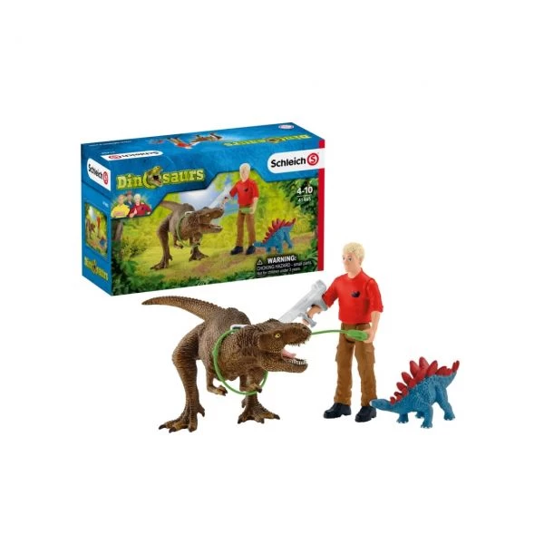 SCHLEICH 41465 - Dinosaurs - Tyrannosaurus Rex Angriff – Bild 2