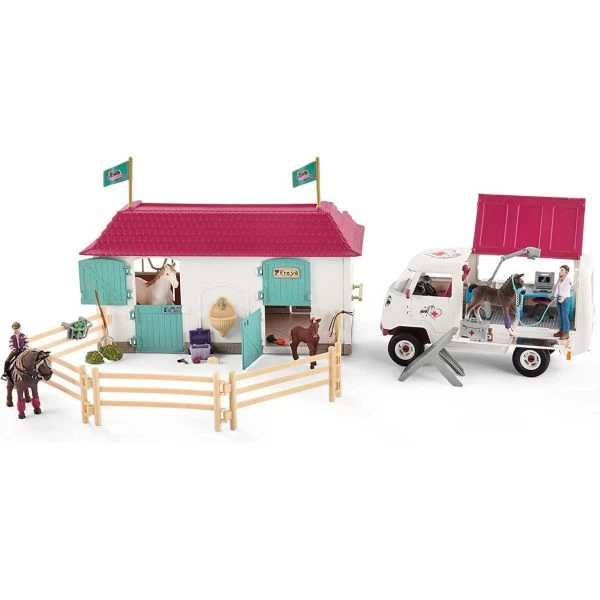 SCHLEICH 72147 - Horse Club - Tierarztbesuch Im Stall – Bild 2