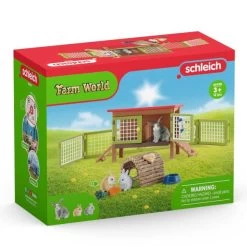 SCHLEICH 42420 - Farm World - Kaninchenstall