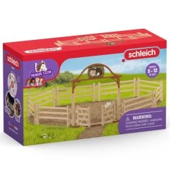 SCHLEICH 42434 - Horse Club - Pferdekoppel Mit Eingangstor