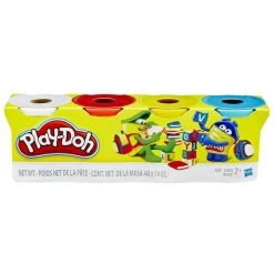 HASBRO B6508 - Play-Doh - 4er Pack Grundfarben Blau, Gelb, Rot, Weiß