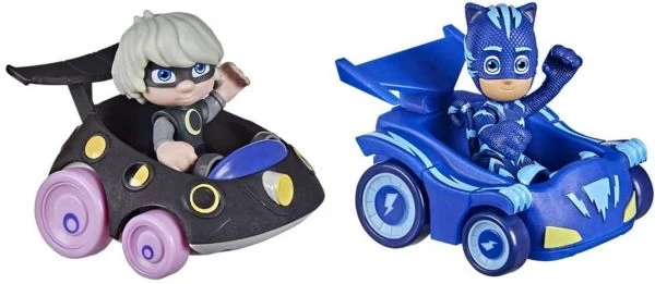 HASBRO F2840 - PJ Masks - Helden & Schurken Mit Fahrzeug, Catboy & Luna Girl – Bild 3