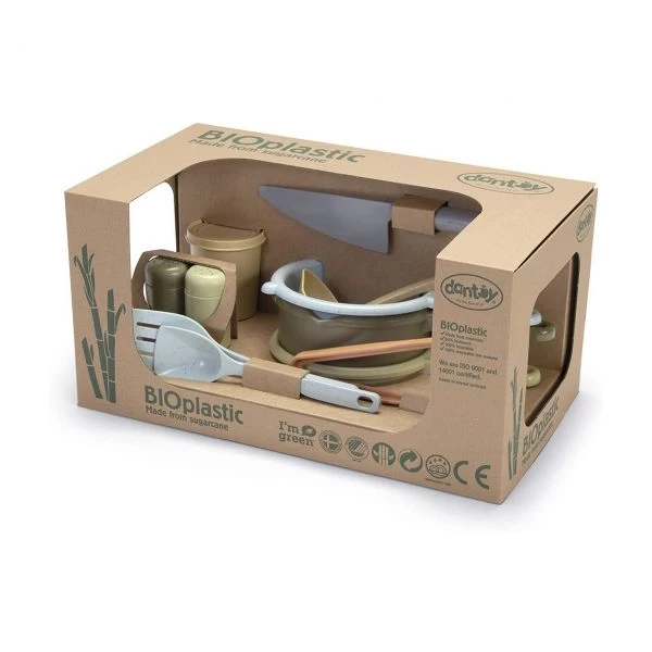 DANTOY 5601 - Bio Sandspielzeug - Küchen-Set, 12-teilig – Bild 2