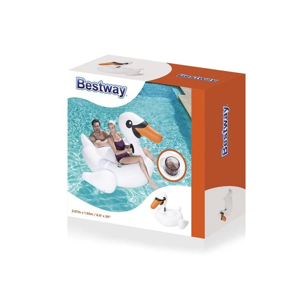 BESTWAY - 41109 - Schwimmtier Swan Ride On â Bild 3
