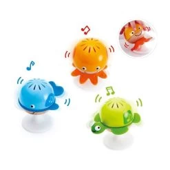 HAPE E0330 - Baby Musik - Saugnapf Rasselset