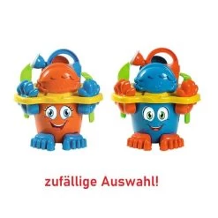 SIMBA 107113021 - Sandspielzeug - Eimergarnitur Mit Füßen, 2 Sortiert