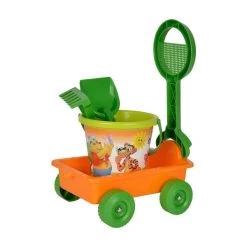 SIMBA 107132452 - Sandspielzeug - Sandwagen Gefüllt, 6-teilig