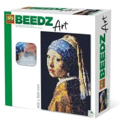SES 06004 - Beedz Bügelperlen-Sets - Vermeer, Das Mädchen Mit Dem Perlenohrring
