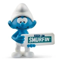 SCHLEICH 20843 - Die Schlümpfe - Schlumpf Smurfin Schild